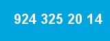 924 325 20 14